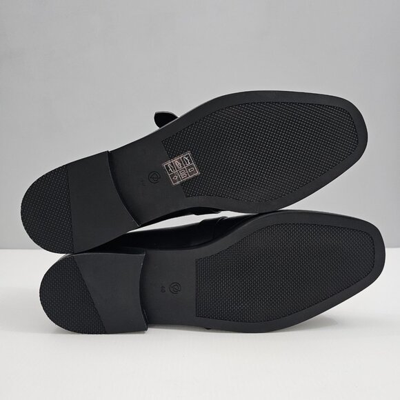 3.1 Phillip Lim Alexa Monkstrap Loafer Womens EU 40 Black Leather Designer NEW - Picture 12 of 14